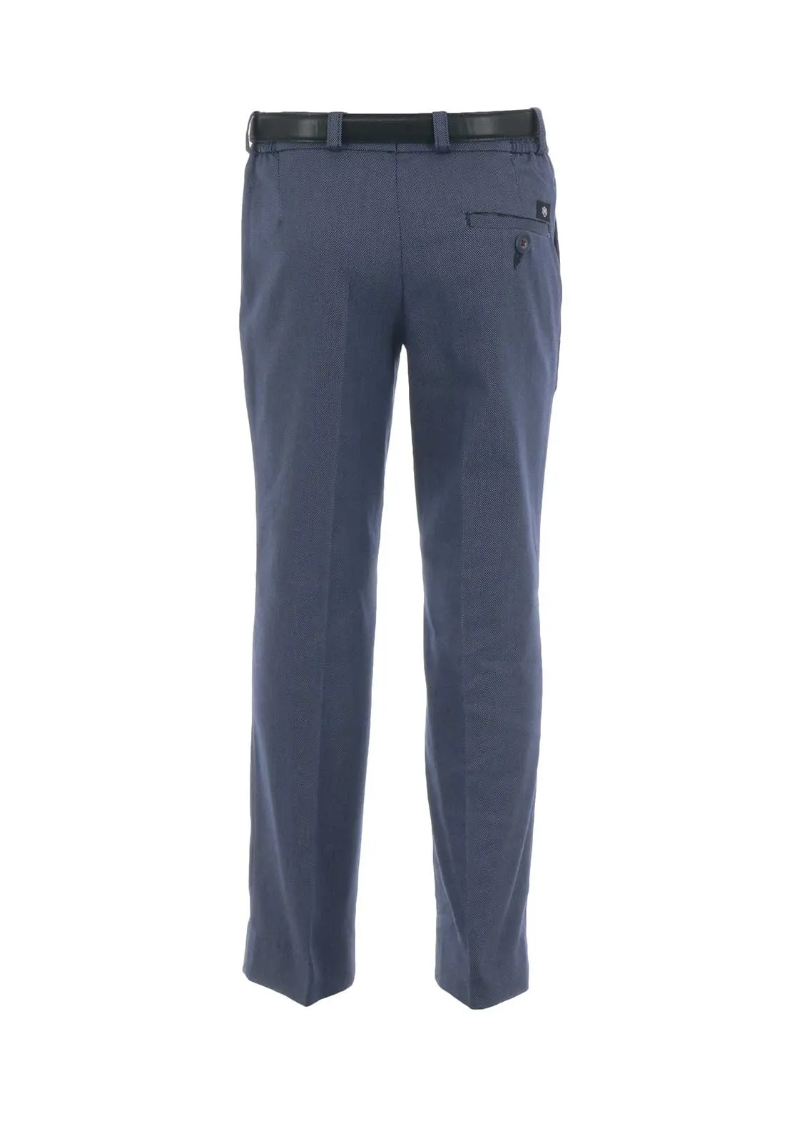 1880 Club Boys Woven Belted Trousers, Navy