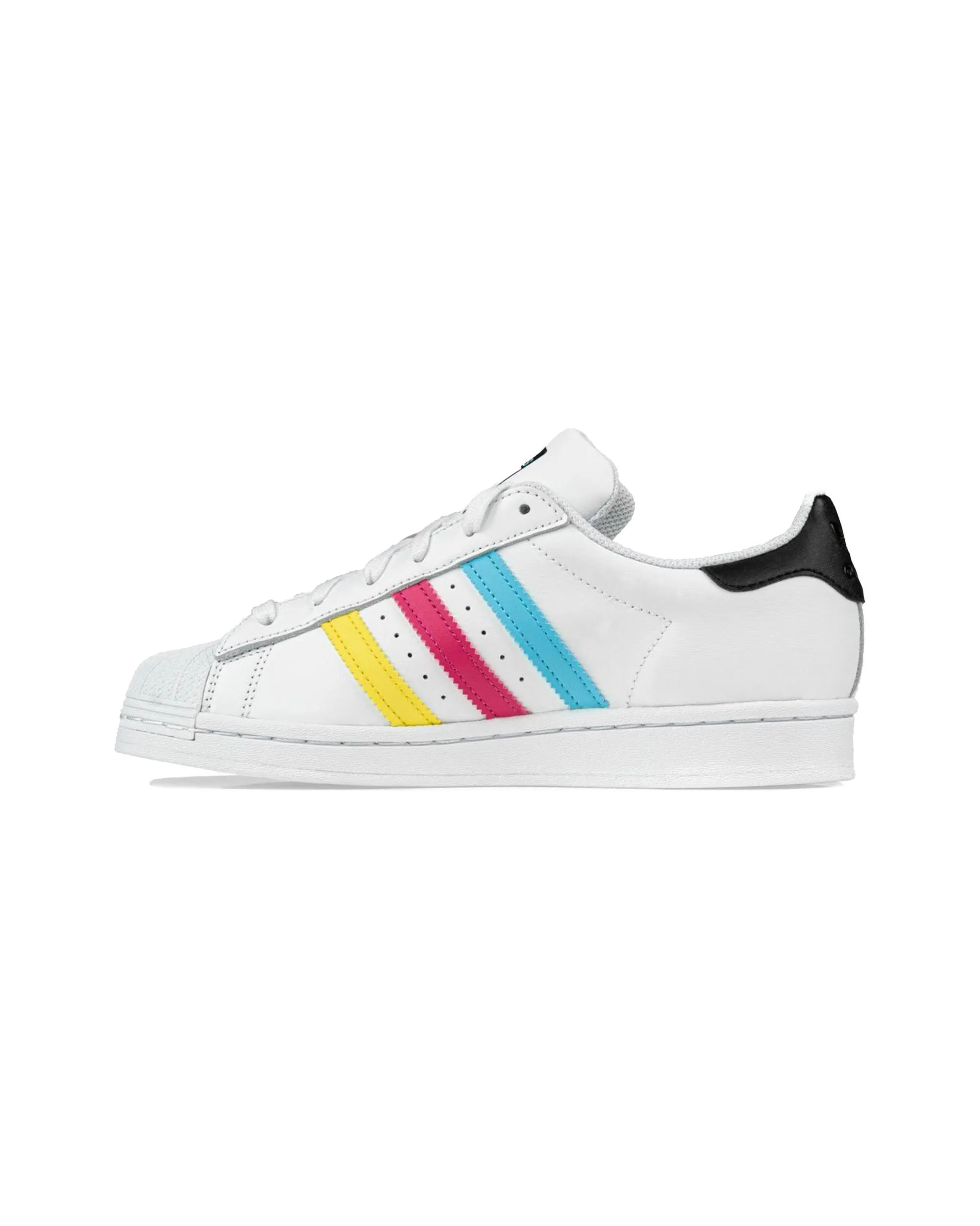 Adidas Superstar J Bianco Multicolor