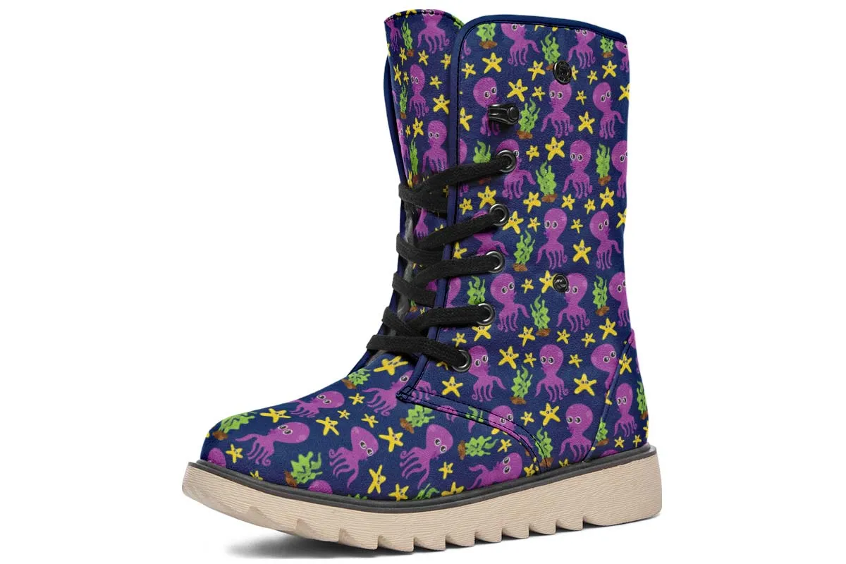 Adorable Octopus Polar Vibe Boots