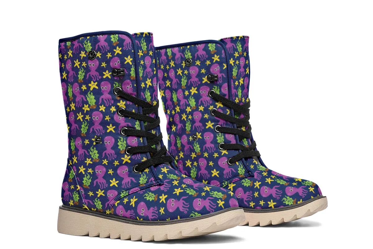 Adorable Octopus Polar Vibe Boots