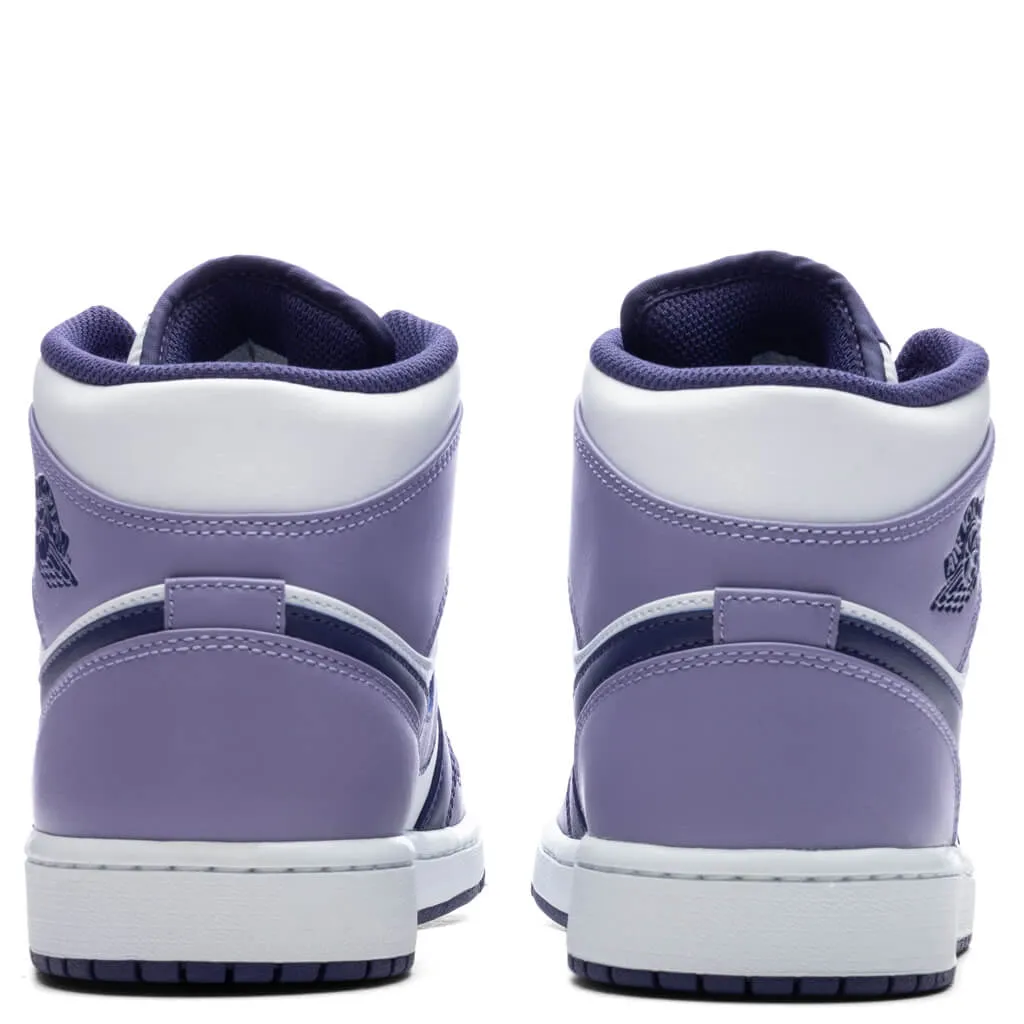 Air Jordan 1 Mid - Sky J Purple/Sky J Purple/White