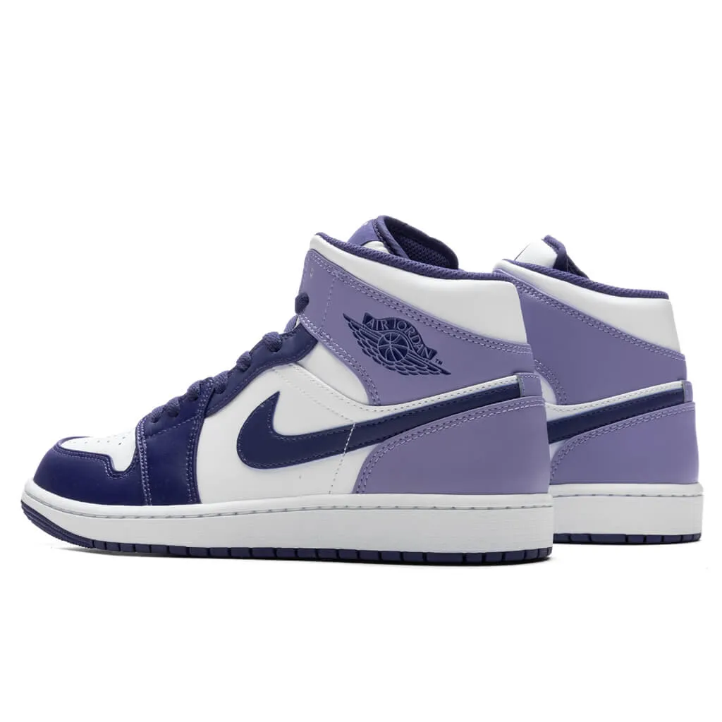 Air Jordan 1 Mid - Sky J Purple/Sky J Purple/White