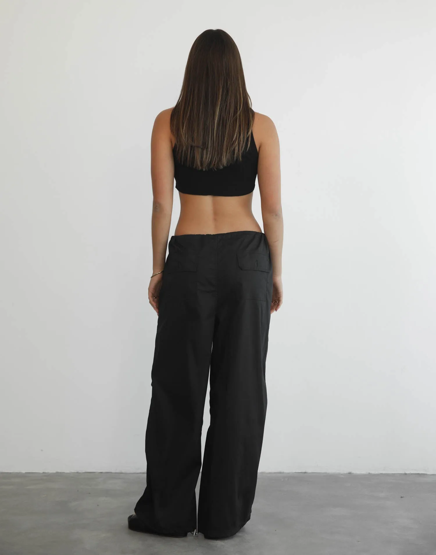 Bamba Parachute Pants (Black)