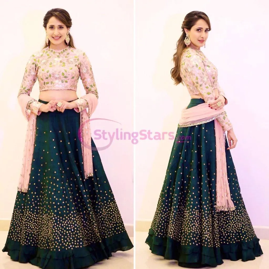 Beautiful Jersey Dusty Dark Green Color Wedding Lehenga Choli