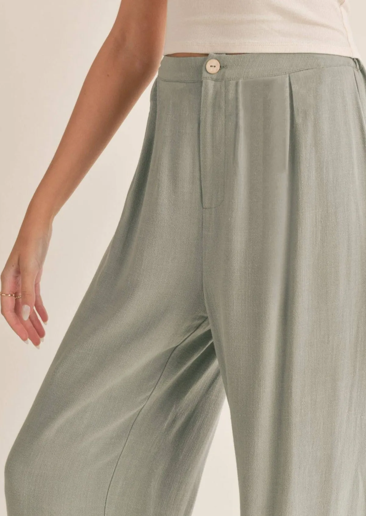 Botanical Linen Pants