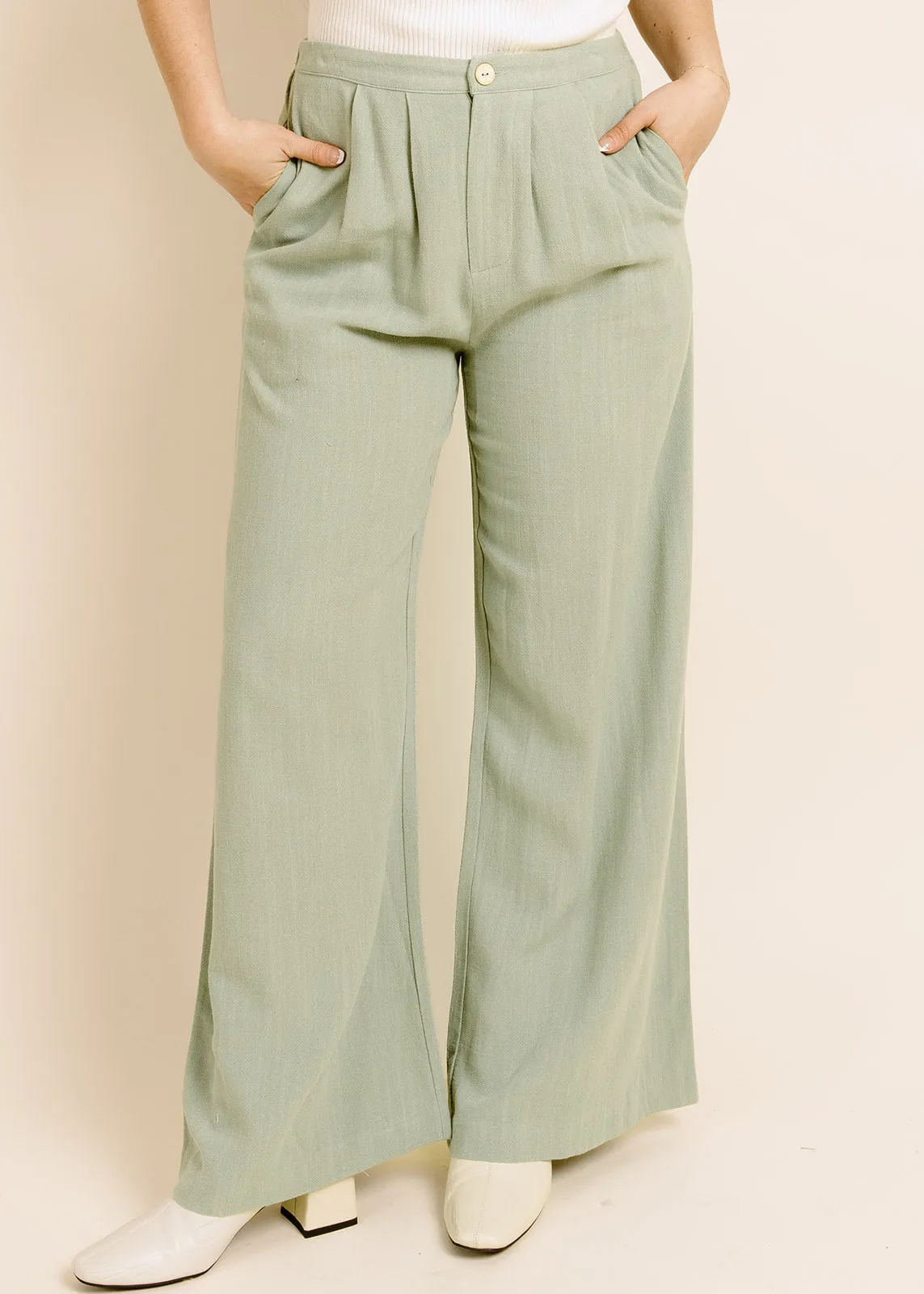 Botanical Linen Pants