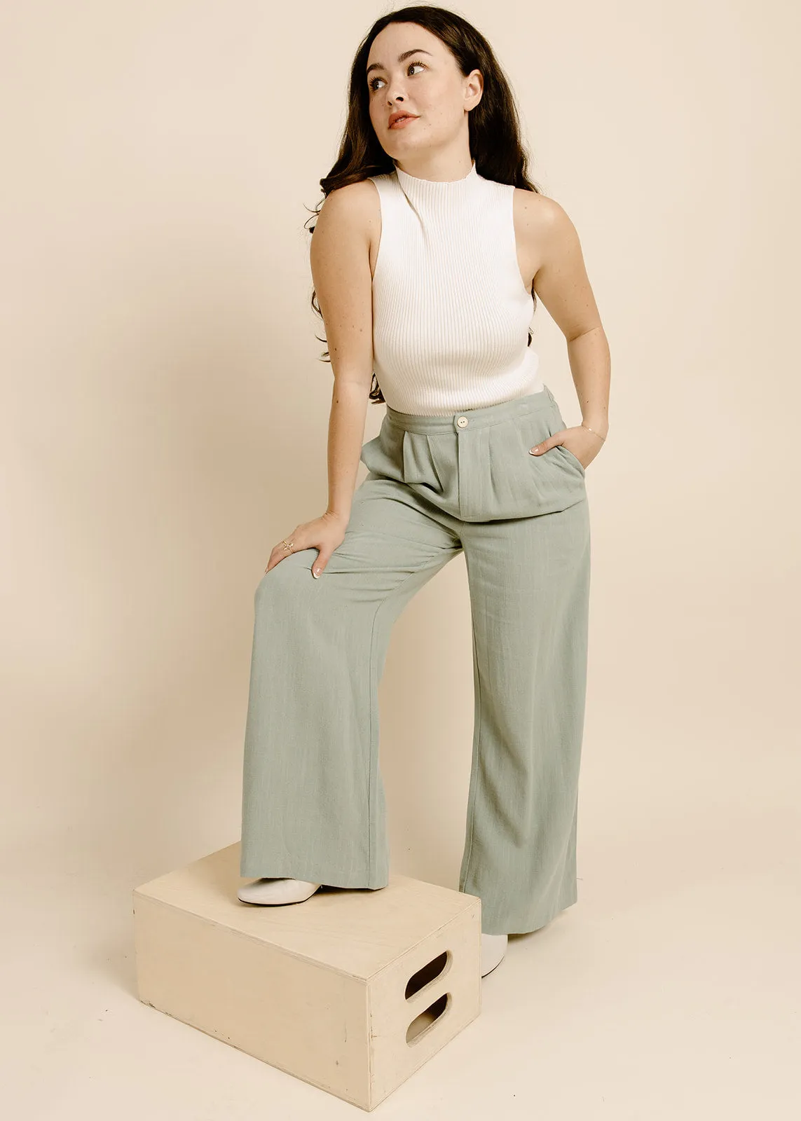 Botanical Linen Pants