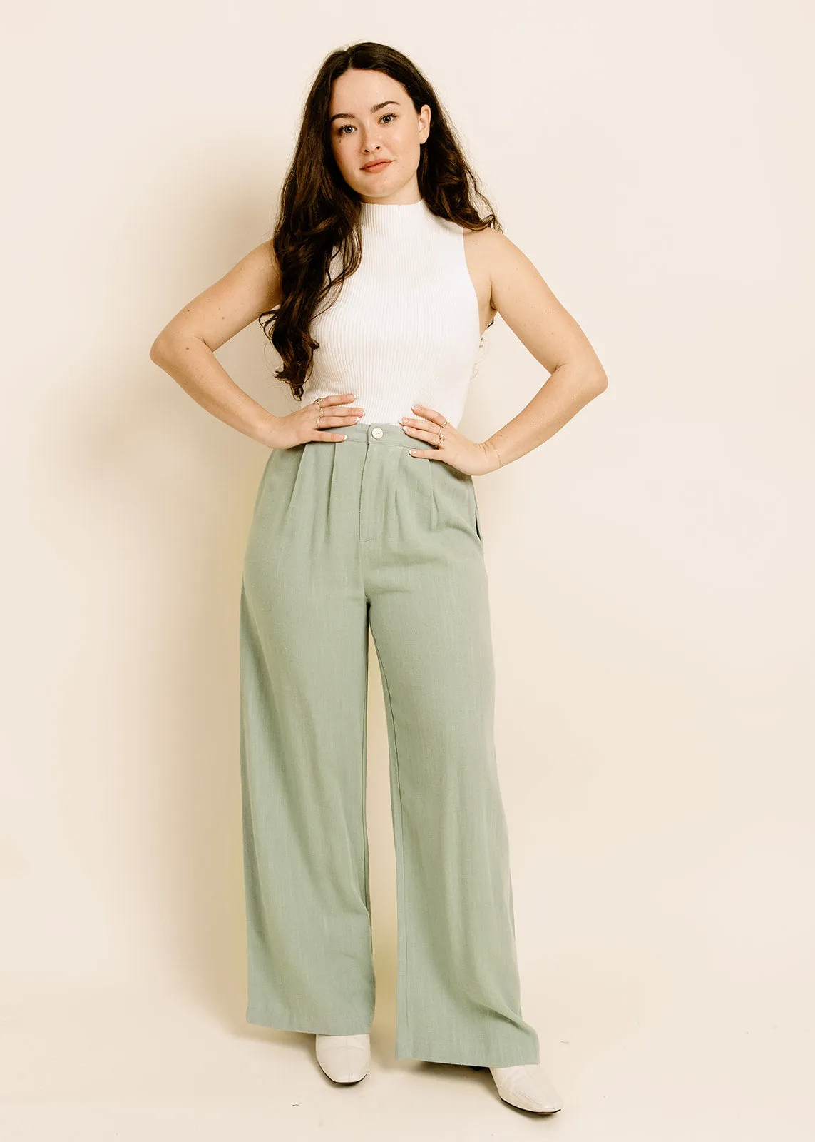 Botanical Linen Pants