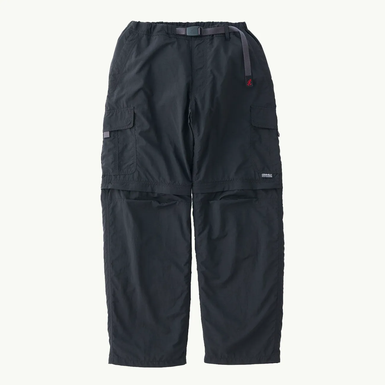 CONVERTIBLE MICRO RIPSTOP PANT BLACK