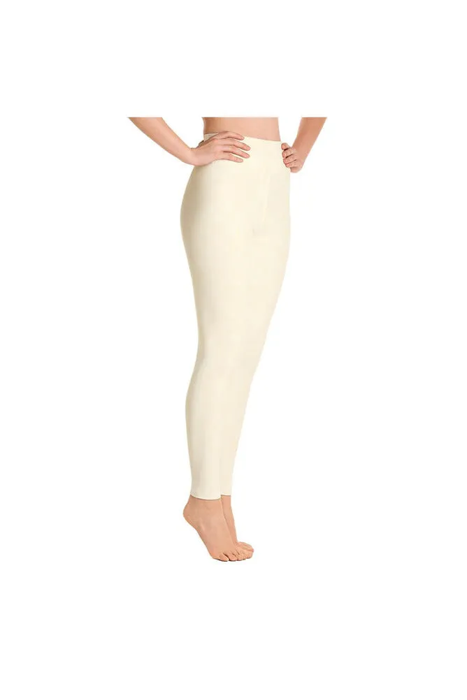 Cream Clouds Yoga Leggings