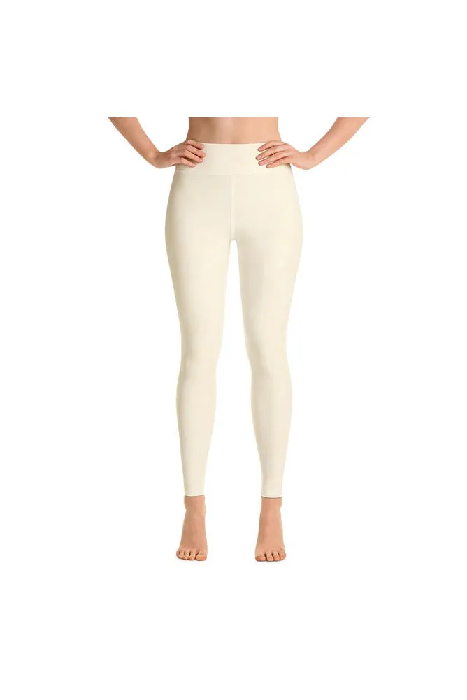 Cream Clouds Yoga Leggings