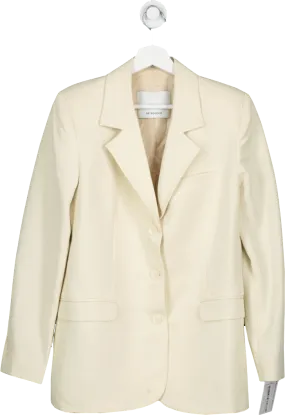 De Rococo Cream Boxy Daddy Blazer UK S