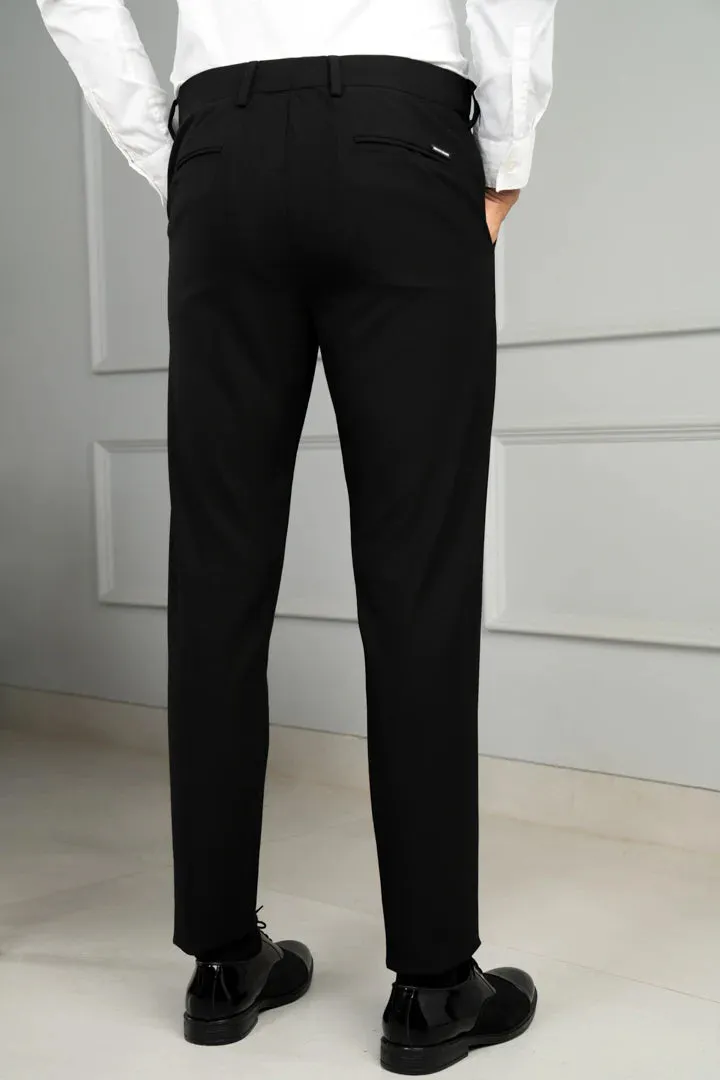 Ebony Black Stretch Pants