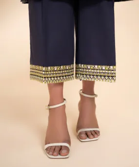 Embroidered Cambric Culottes