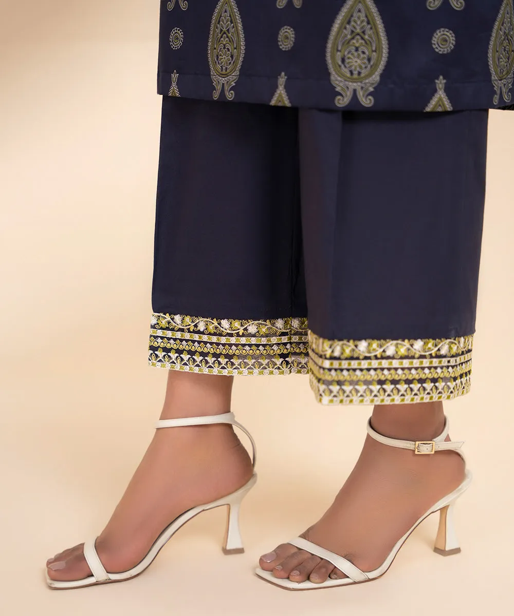 Embroidered Cambric Culottes