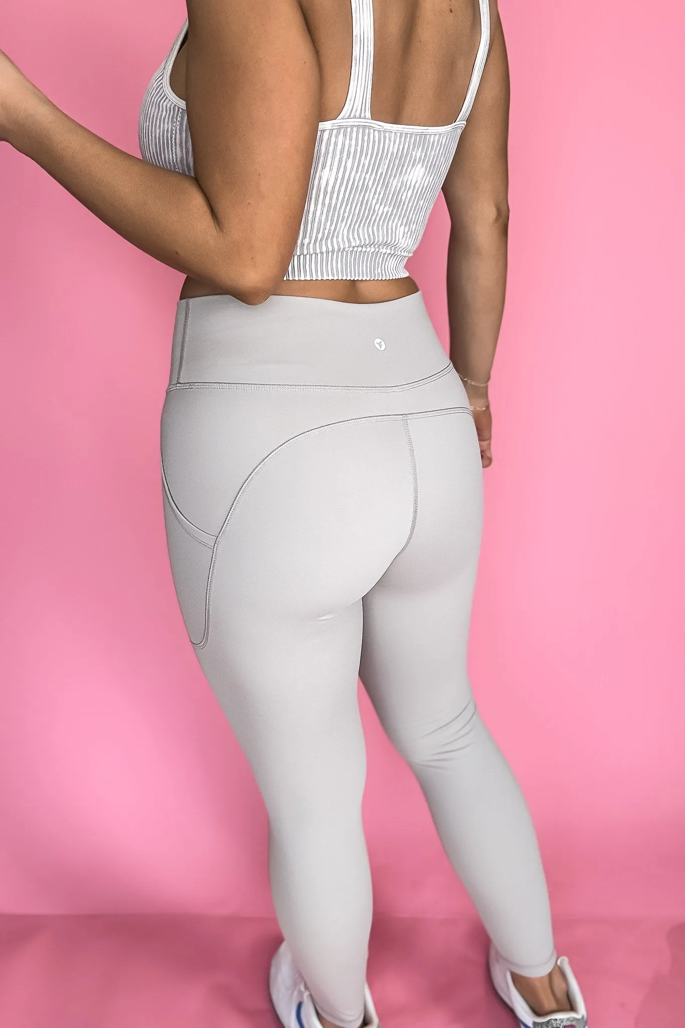 Fast and Freely Light Grey Leggings