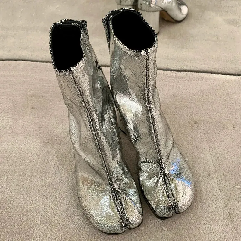 FOILED Tabi Boots