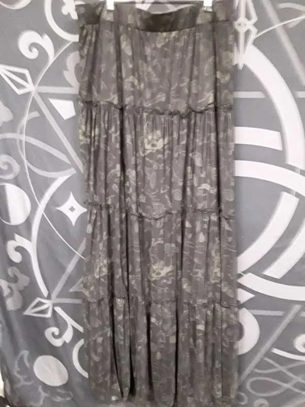 Ghosted Woods Maxi Skirt [PLUS] Resurrect