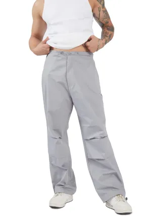 Grey Parachute Pants