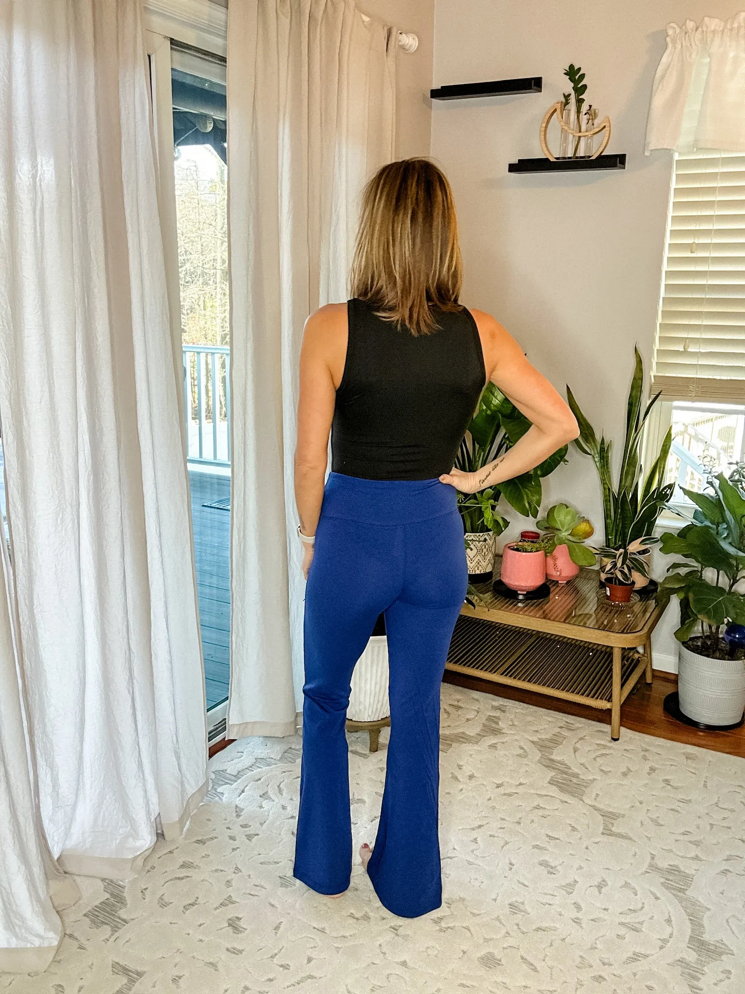 High Waist Yoga Flare Pants