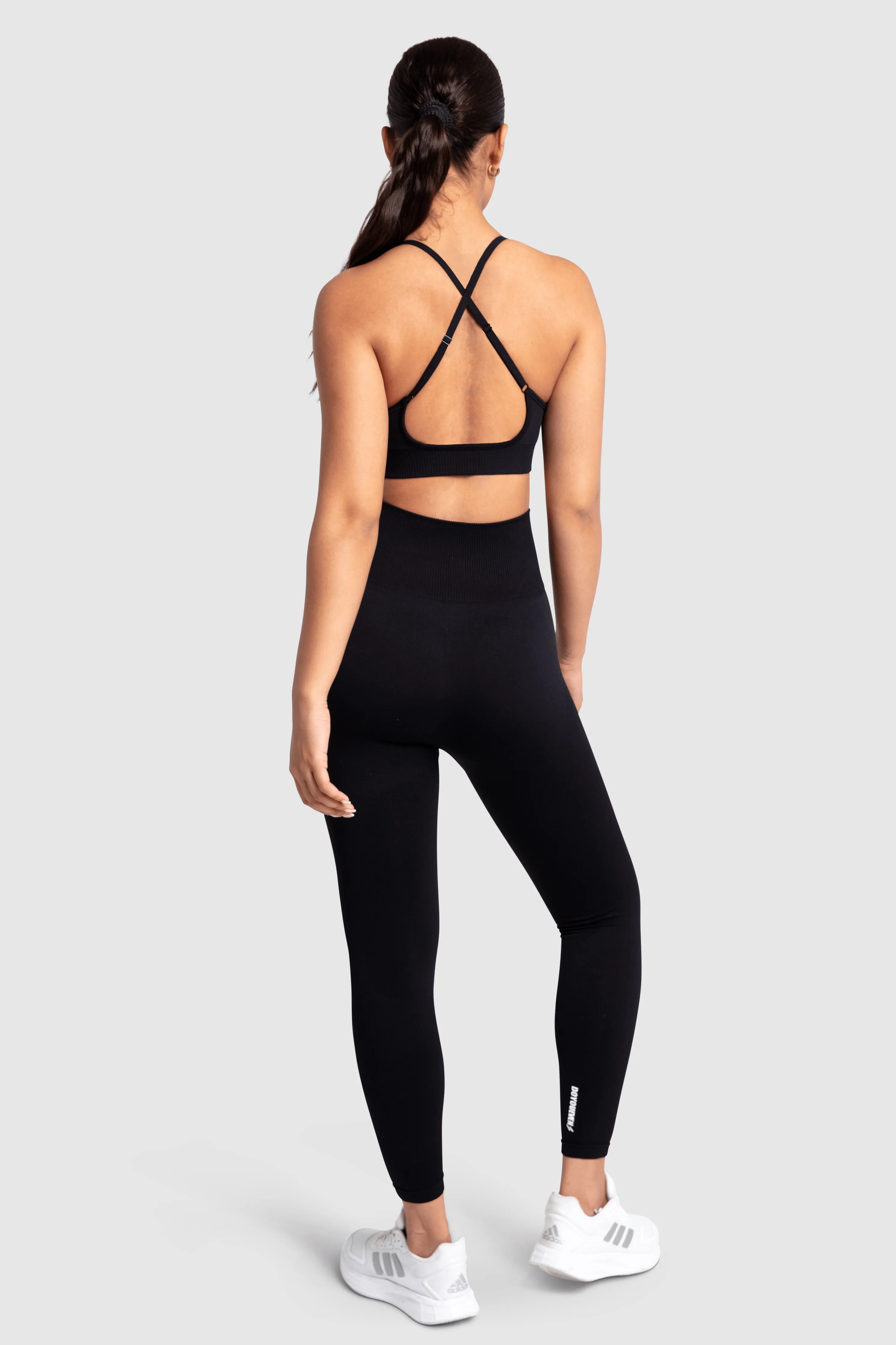 Impact Solid Leggings - Jet Black