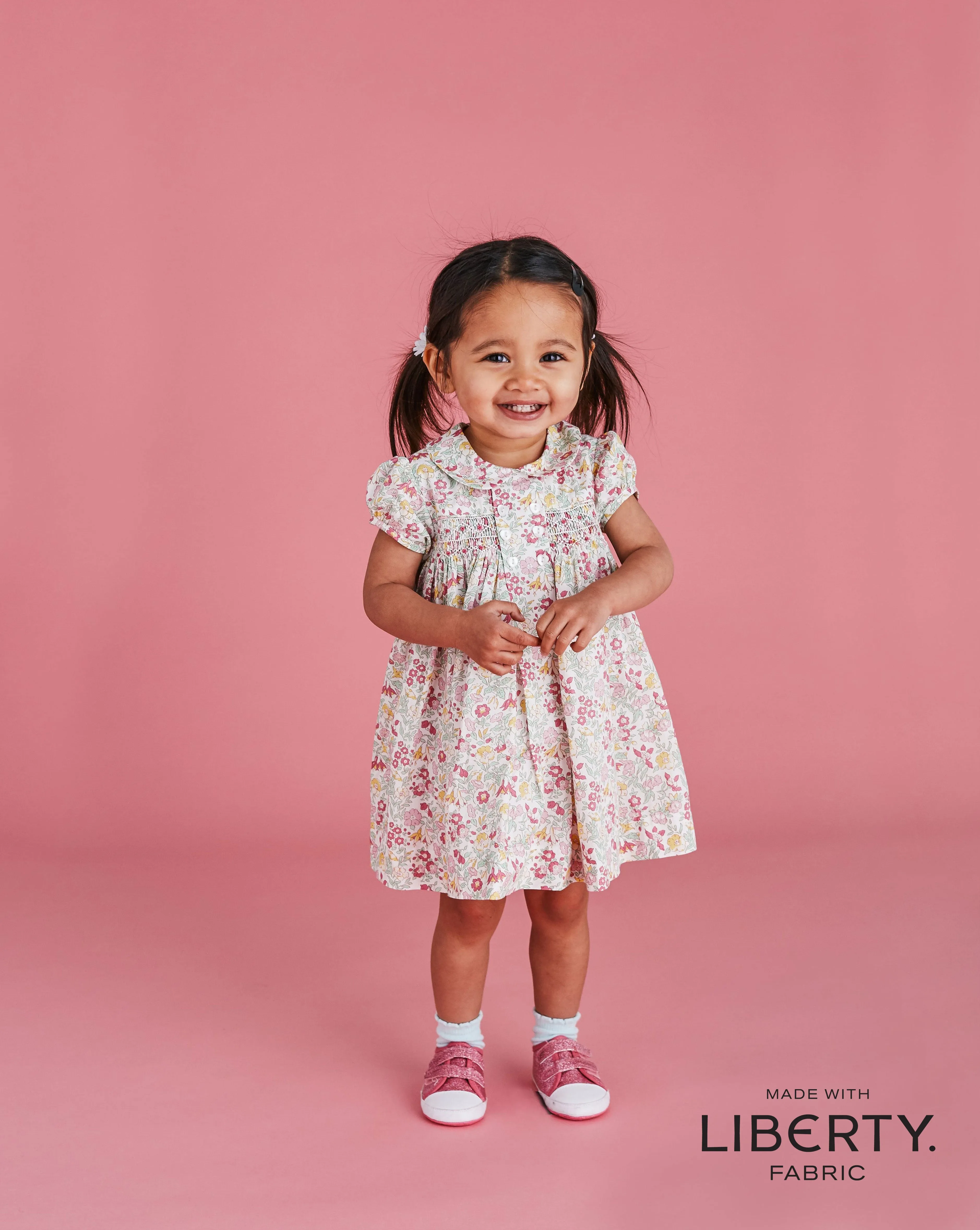 Liberty Print Baby Dress - Tessa