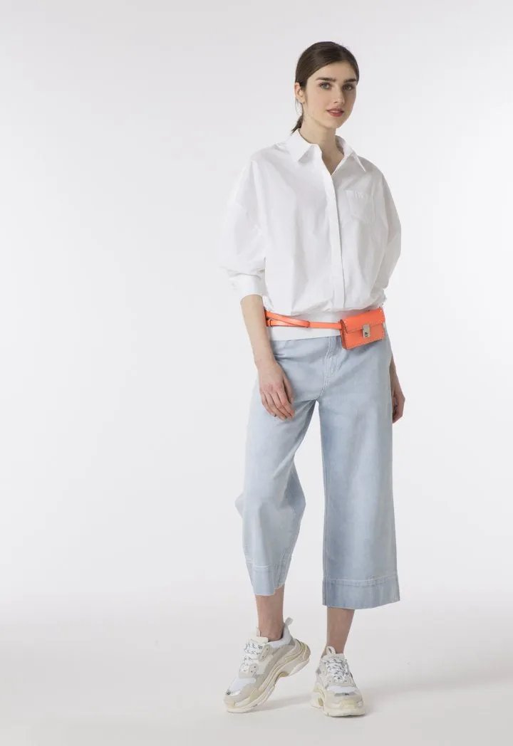 Light Denim Culottes