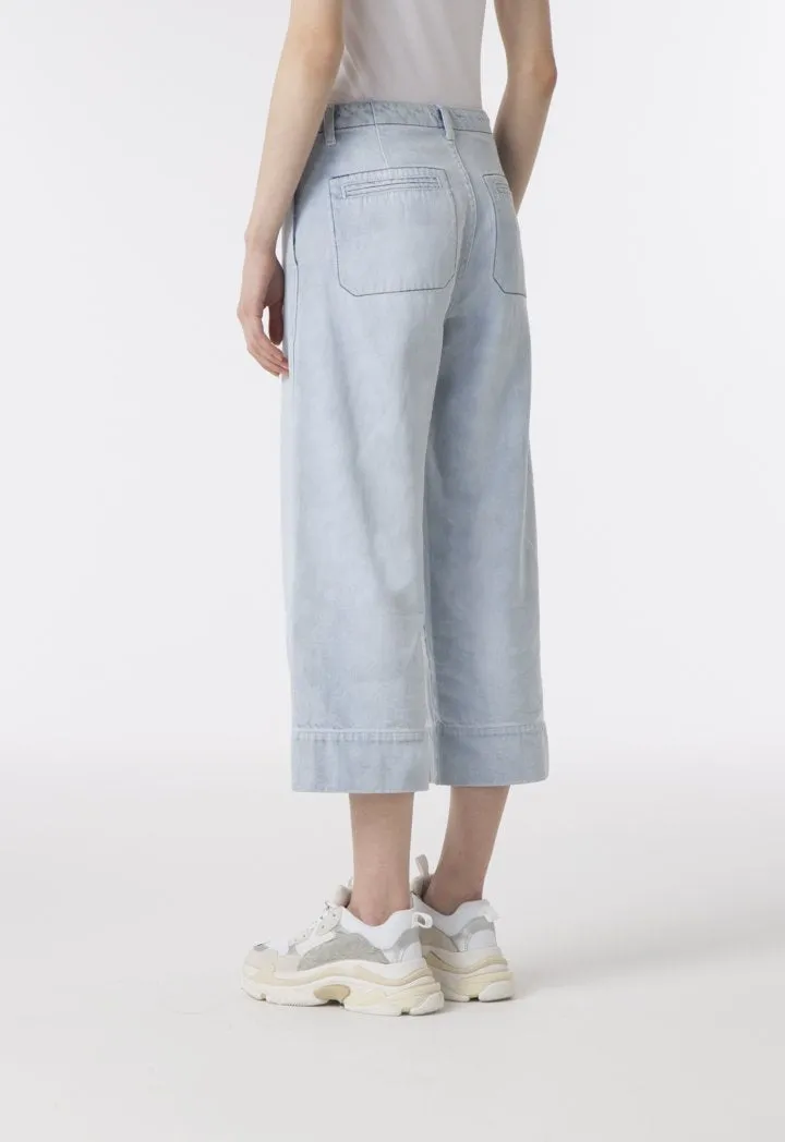 Light Denim Culottes