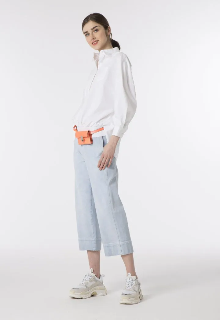 Light Denim Culottes