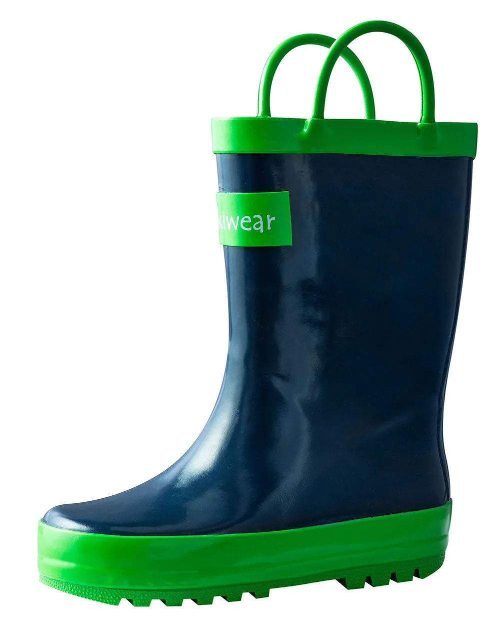 Loop Handle Boots, Navy & Green (Kids')