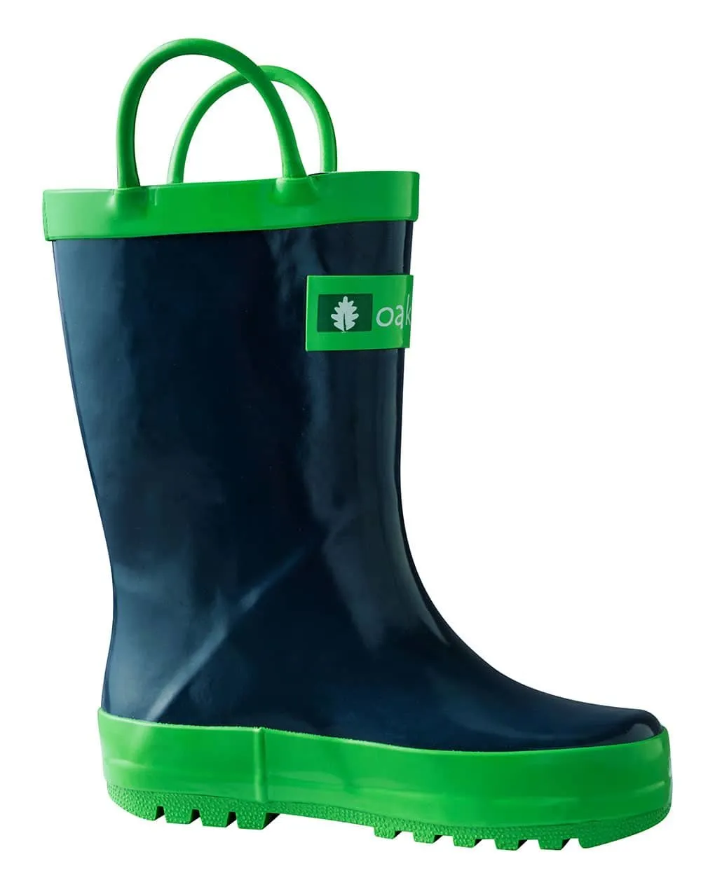 Loop Handle Boots, Navy & Green (Kids')