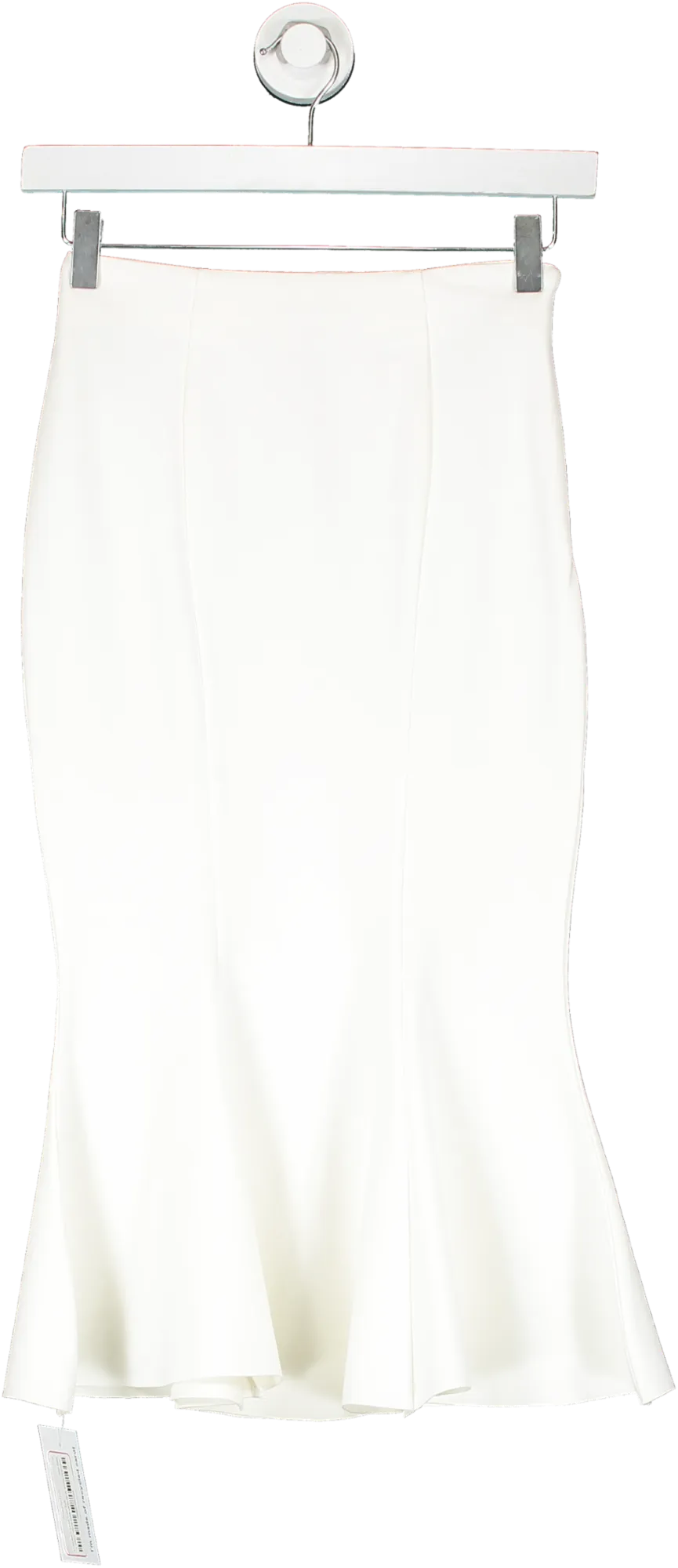 Majorelle White Fishtail Midi Skirt UK XXS