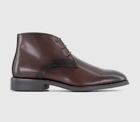 Mens Office Banbury Chukka Boots Brown Leather