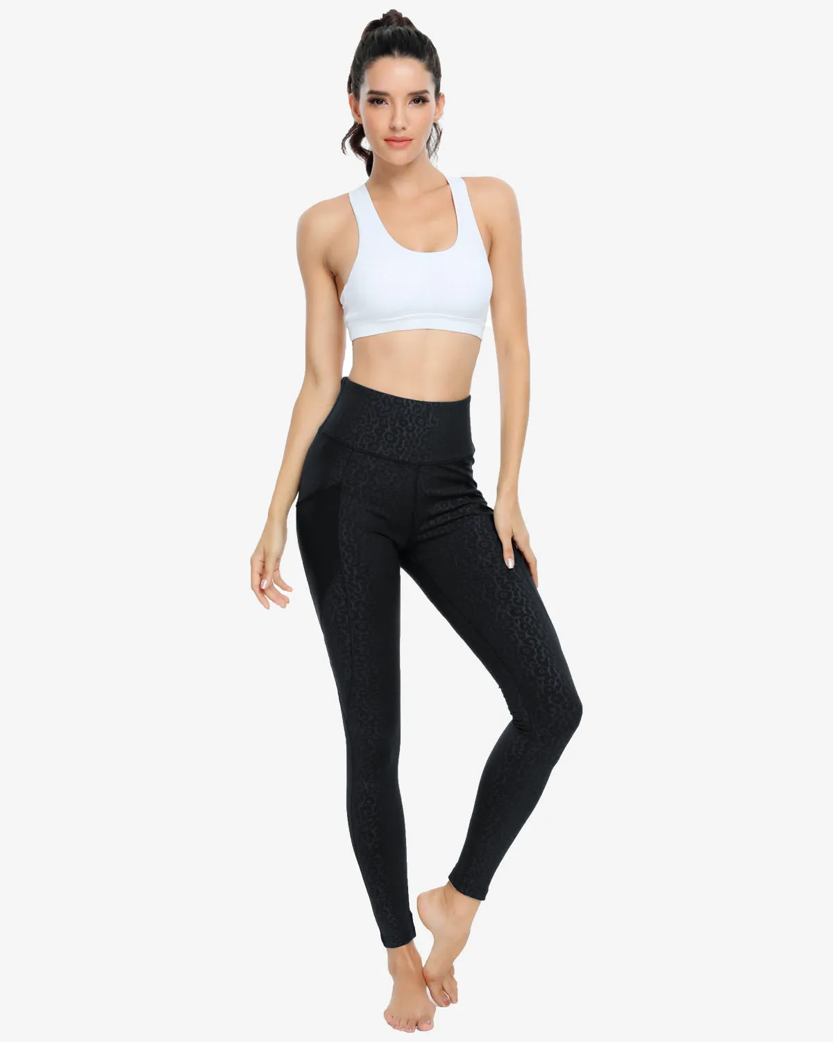 Mesh Mid Waist Leggings 60127B