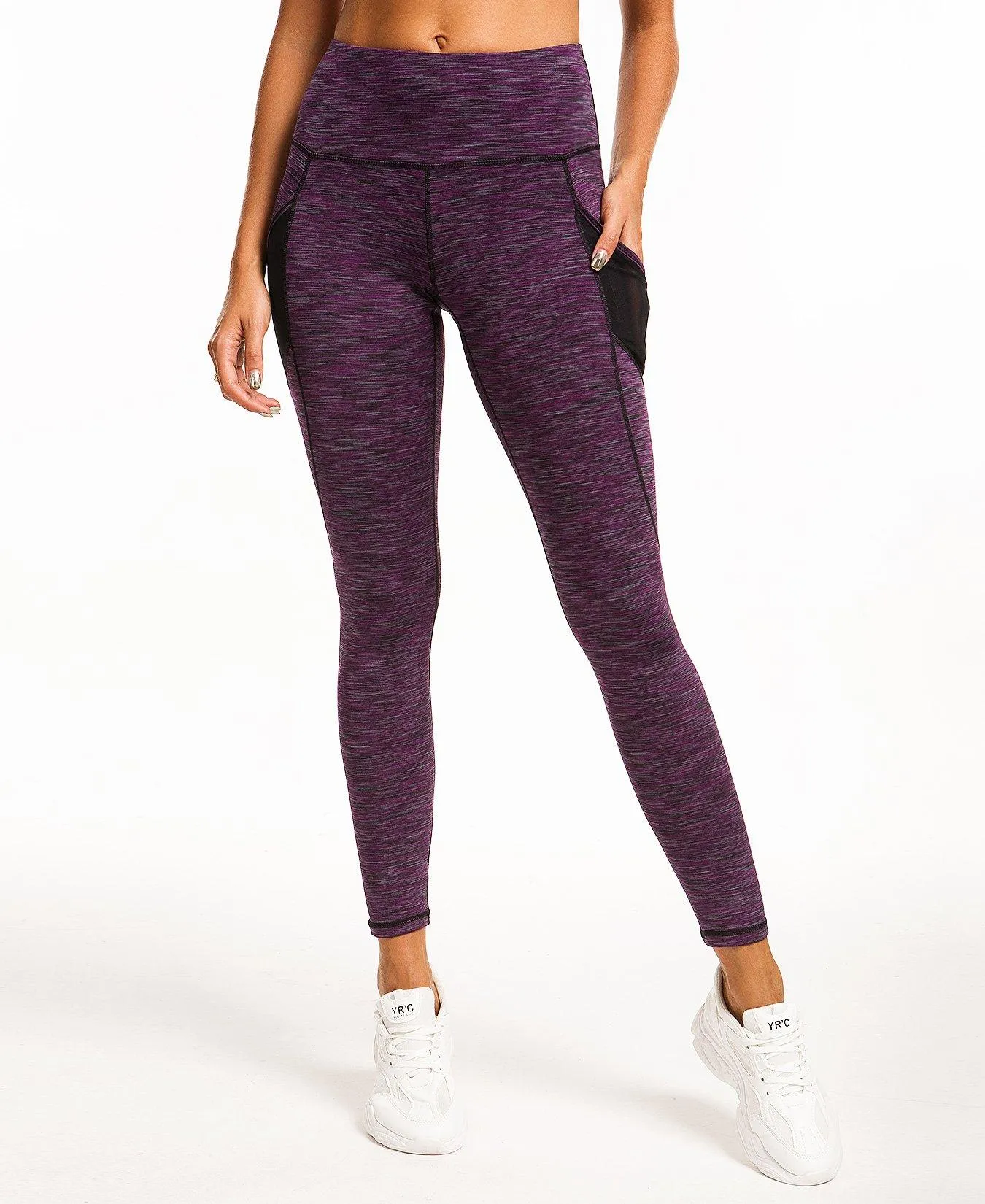 Mesh Mid Waist Leggings 60127B