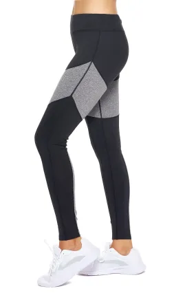 Mid-Rise Calypso Mesh Full Length Leggings