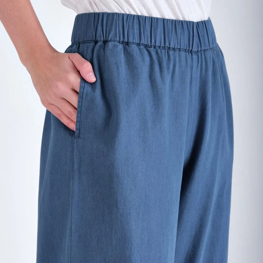 Mila Cotton Culottes | Denim