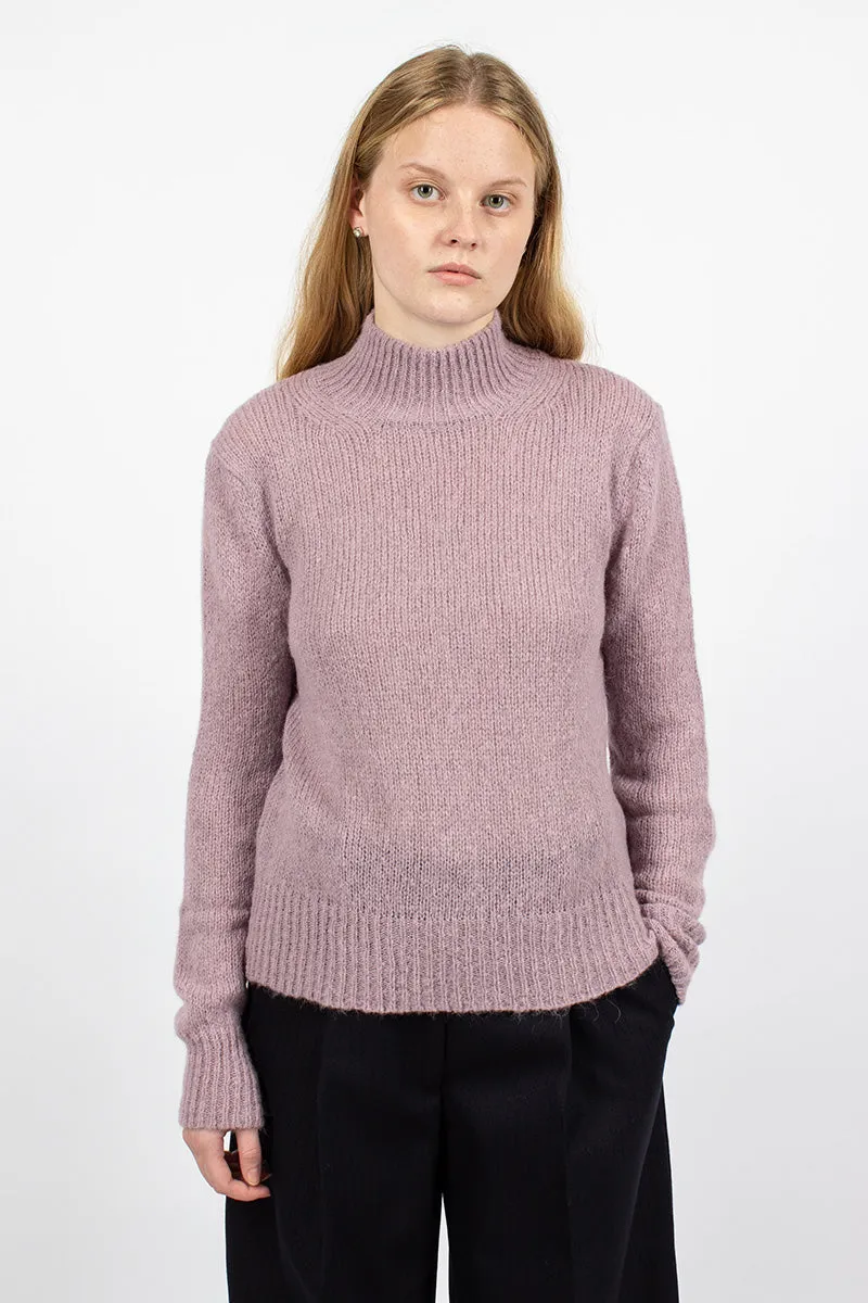 Mock Neck Jumper Lilac