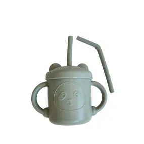 Stylish Sage Mush Mush Sippy Cup for Easy Drinking - Non-Toxic and Child-Friendly