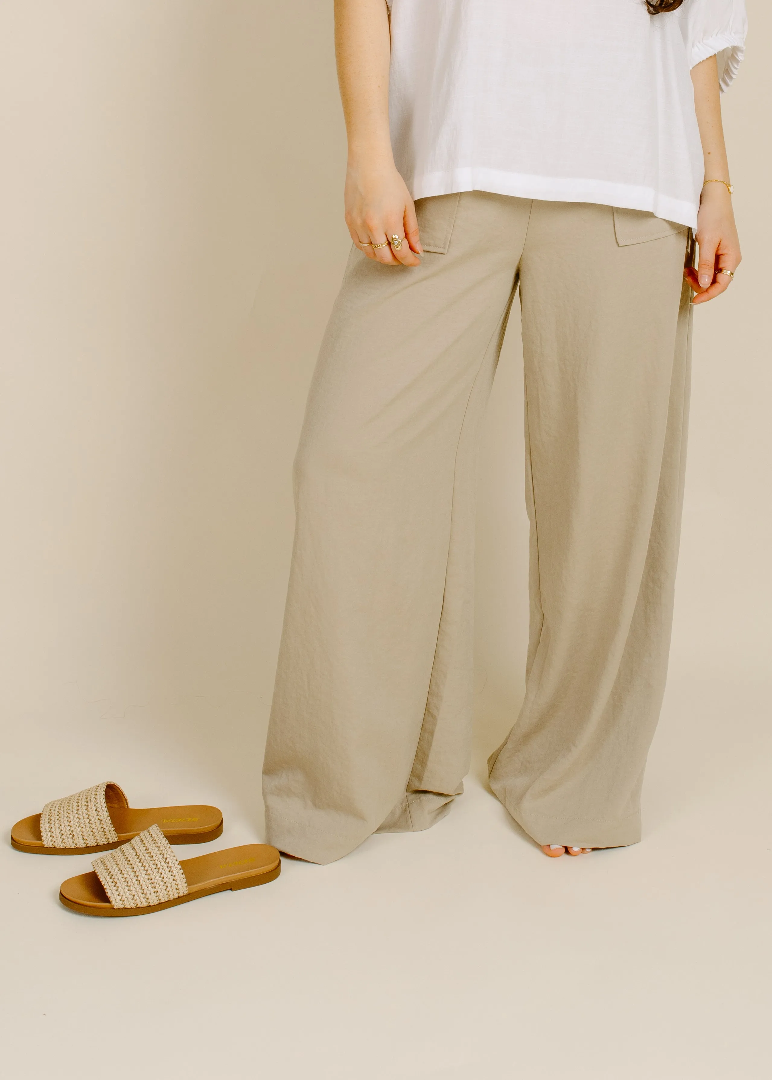 On The Shore Pants - Taupe