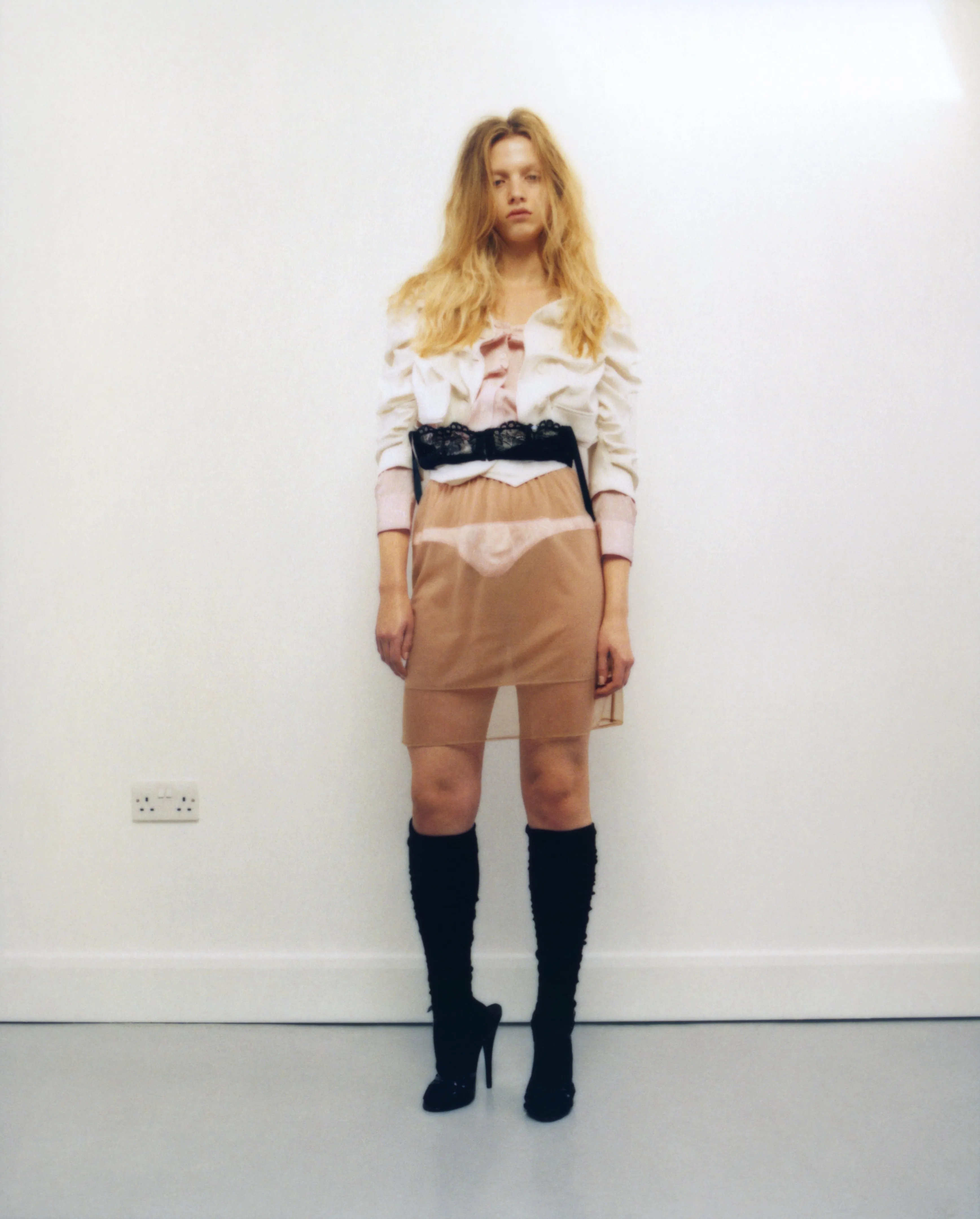 Panty Sheer Skirt / Beige