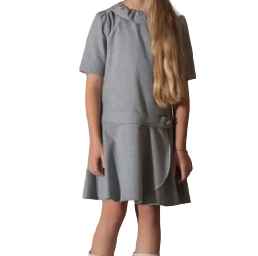 Patachou Grey Girls Drop Waist Dress BNWT 4 Years