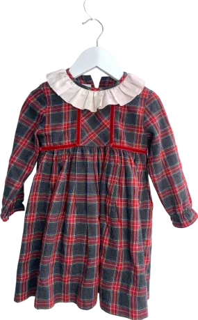 Pepa London Grey Tartan Dress 3 Years