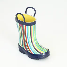 Pluie Pluie Boys RB - NB Blue Stripe Rain Boots