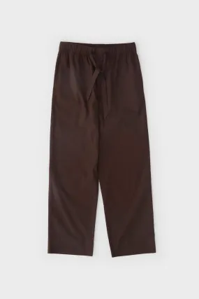 Poplin Pyjama Pants Coffee