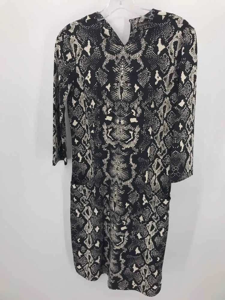 Pre-Owned J Mclaughlin Black Size Small Knee Length Long Sleeve Dress