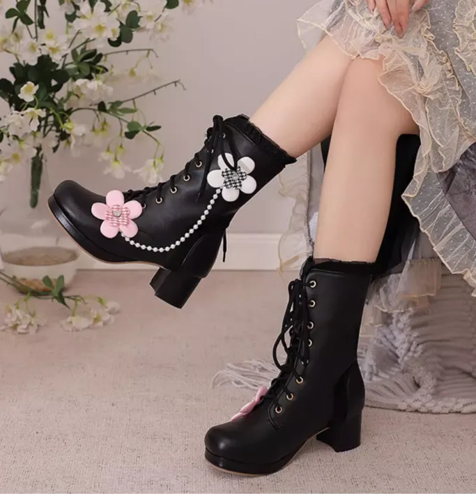 Pretty Flowers Boots PN6181