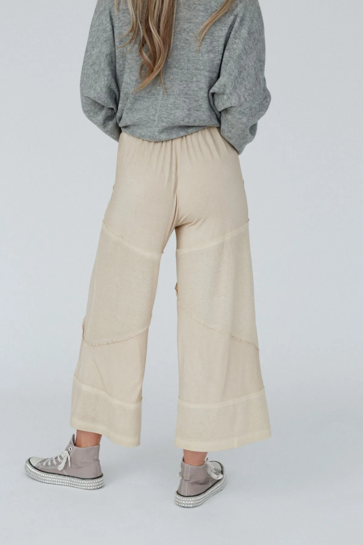 Quincy Culotte Pants - Yellow