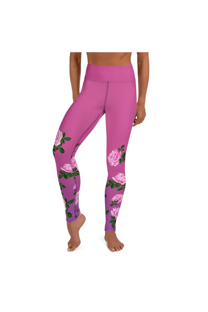 Rose Kimono Yoga Leggings