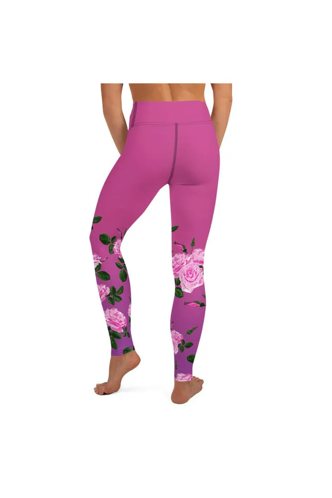 Rose Kimono Yoga Leggings